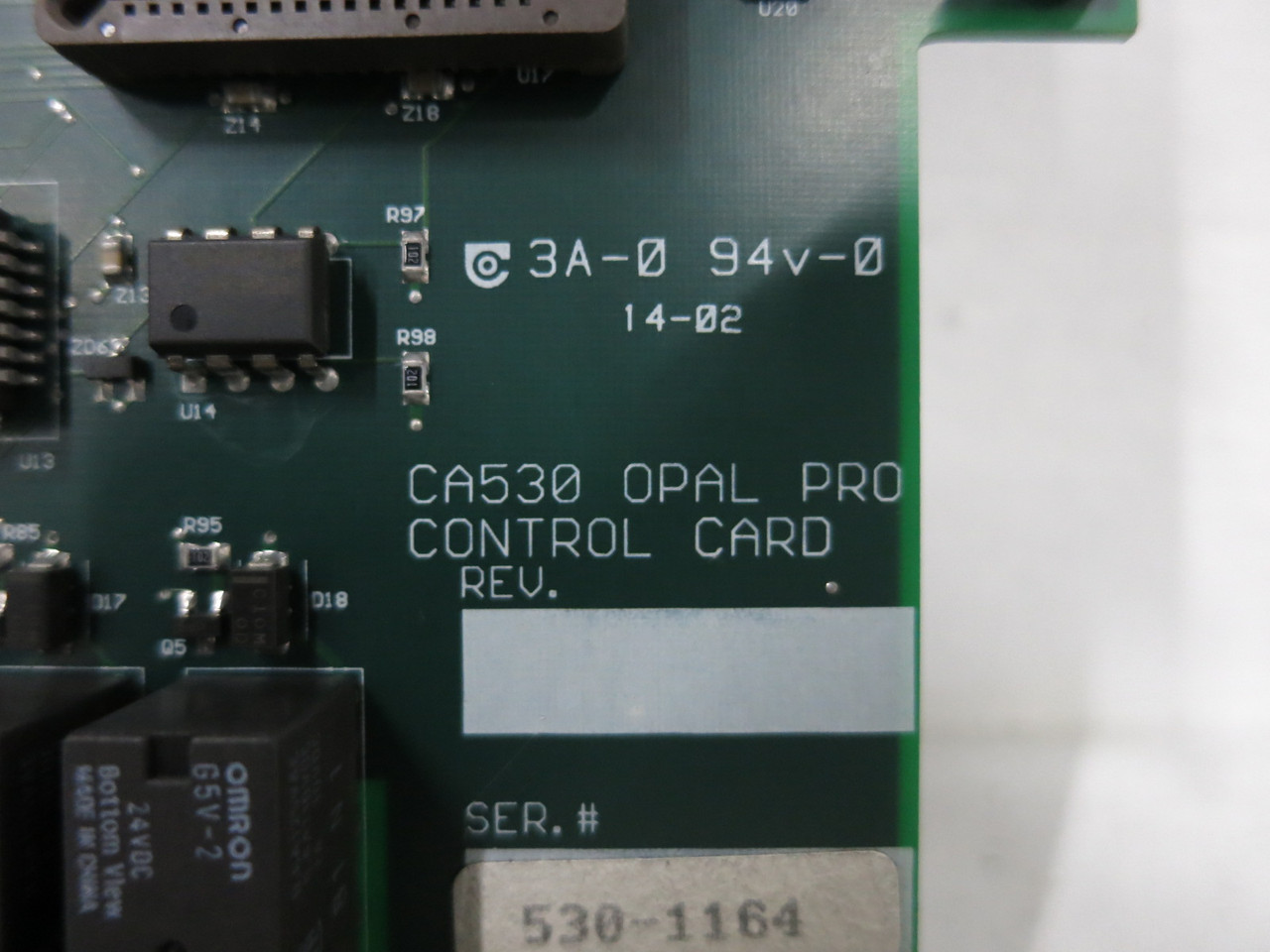 SAF CA530 Opal Pro Control Board PCB Motor Soft Start MS6 Starter Card PC15300 (DW8725-1)