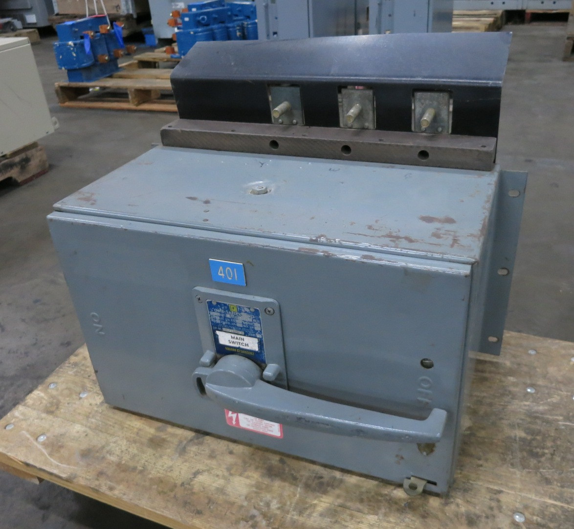 Image of Square D QMB-3640-M 400A 600V Fusible QMB Saflex Panelboard Switch 400 Amp Ser 4