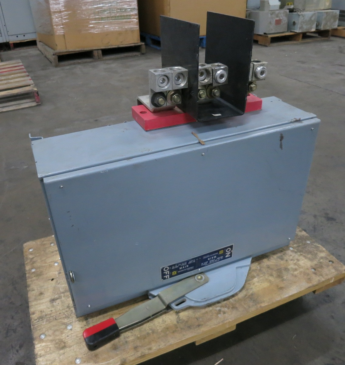 Image of Square D QMB-365-MW 400A 600V Main Fusible Panelboard Switch QMB365MW 400 Amp E1