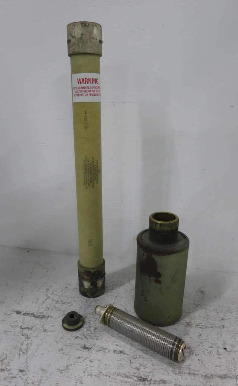 Westinghouse Type RBA-400 Fuse Holder 677C371G02 15.5 KV 400 Amp w/ Filter (DW8714-2)