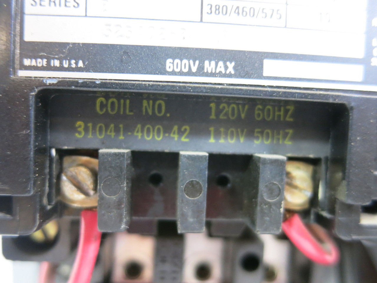 Square D Model 4 Size 1 Starter 30 Amp Fusible Motor Control Bucket 18" MCC 8536 (BJ2000-1)