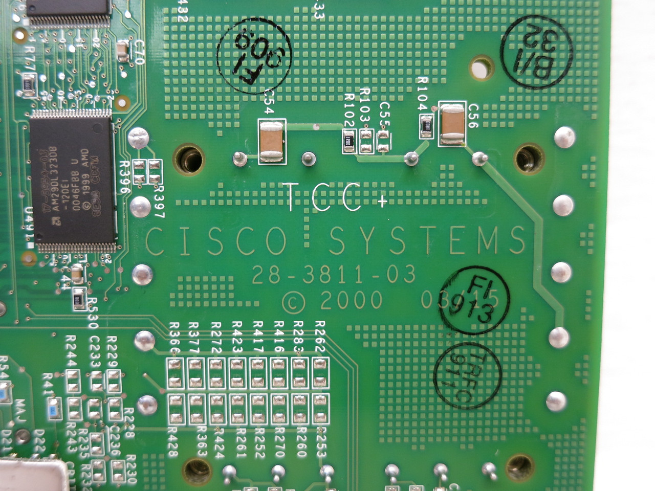 Cisco WMC2703JAA ONS 15454 TCC+ Timing Control Card 800-07049-01 28-3811-03 TCC (DW8731-2)