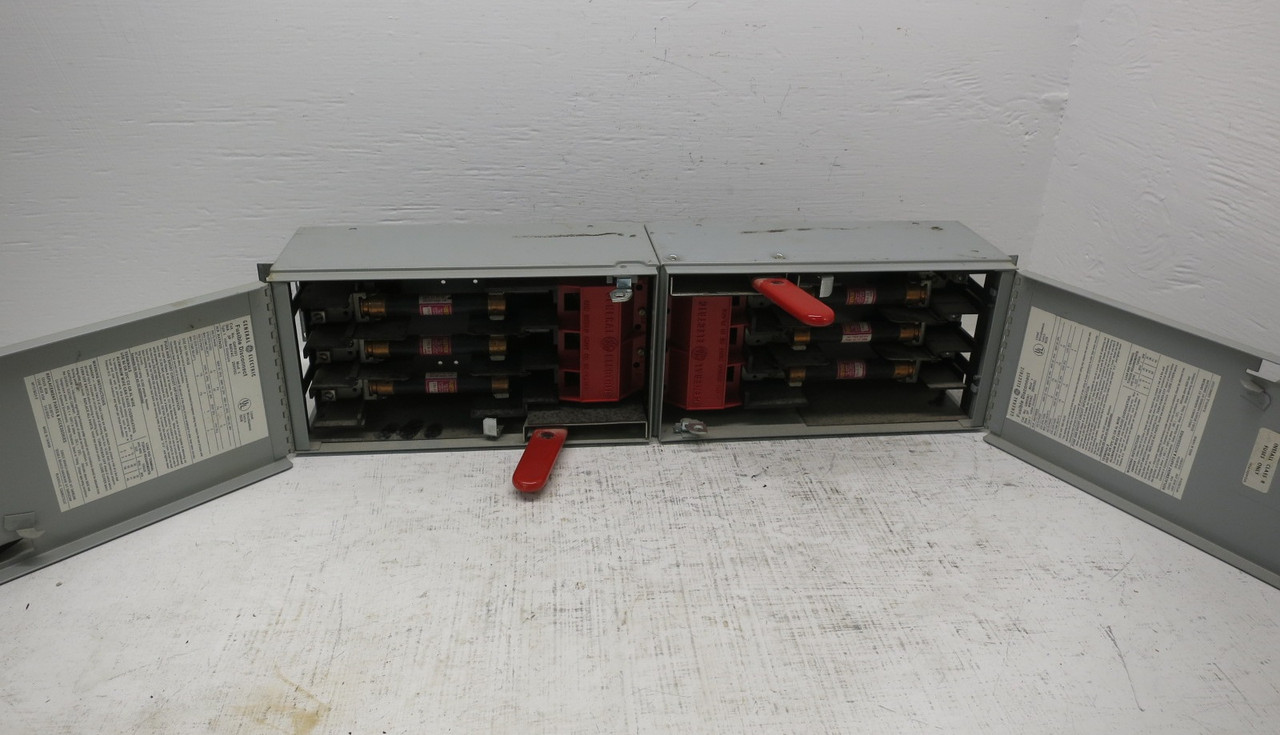 GE QMR361 30A 600V Twin Fusible Panelboard Switch Dual 30 Amp NO Hardware THFP (DW8728-1)
