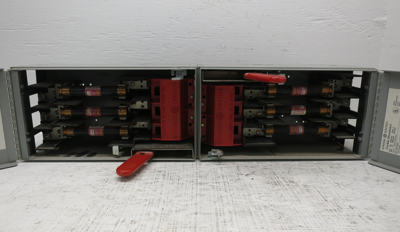 GE QMR361 30A 600V Twin Fusible Panelboard Switch Dual 30 Amp NO Hardware THFP (DW8728-1)