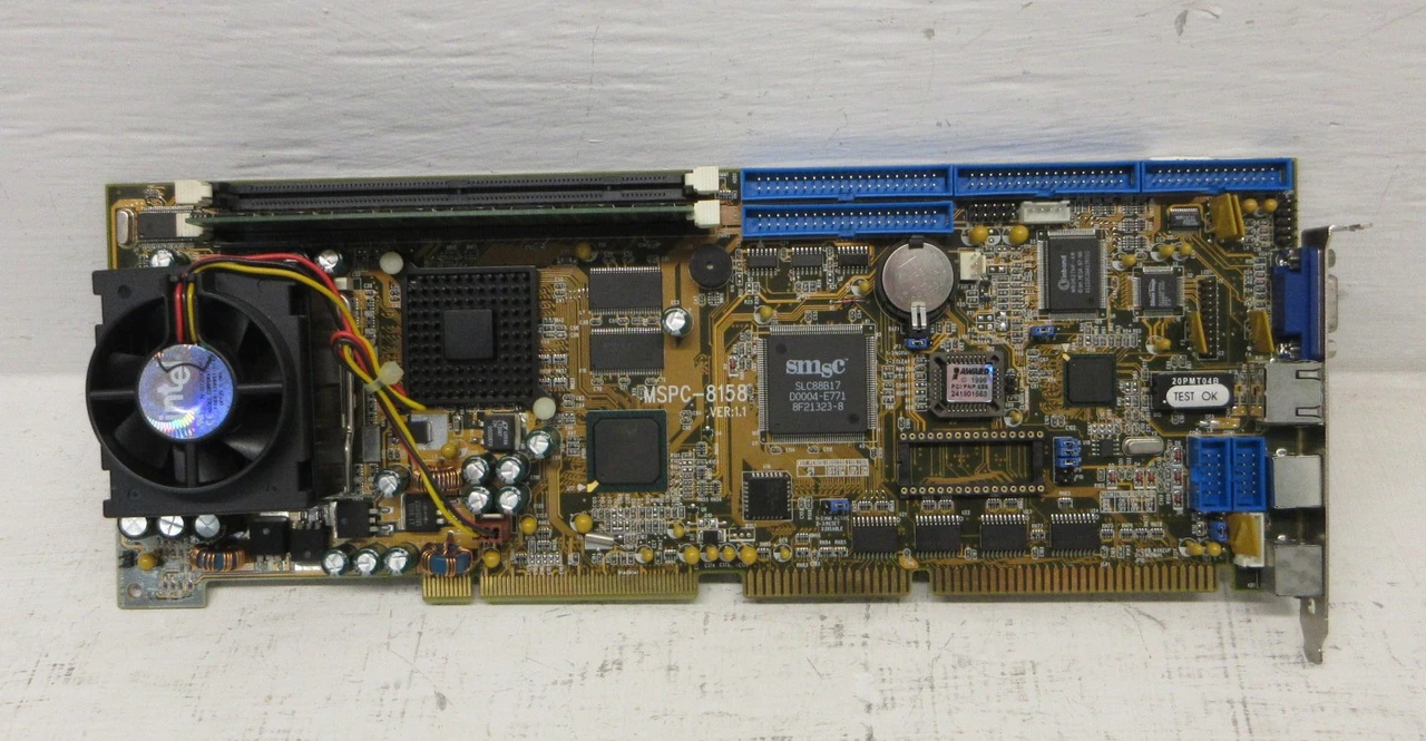 Image of Macrotek MSPC-8158 Ver 1.1 Motherboard Card Vertex M1 Computer Mother Board Unit