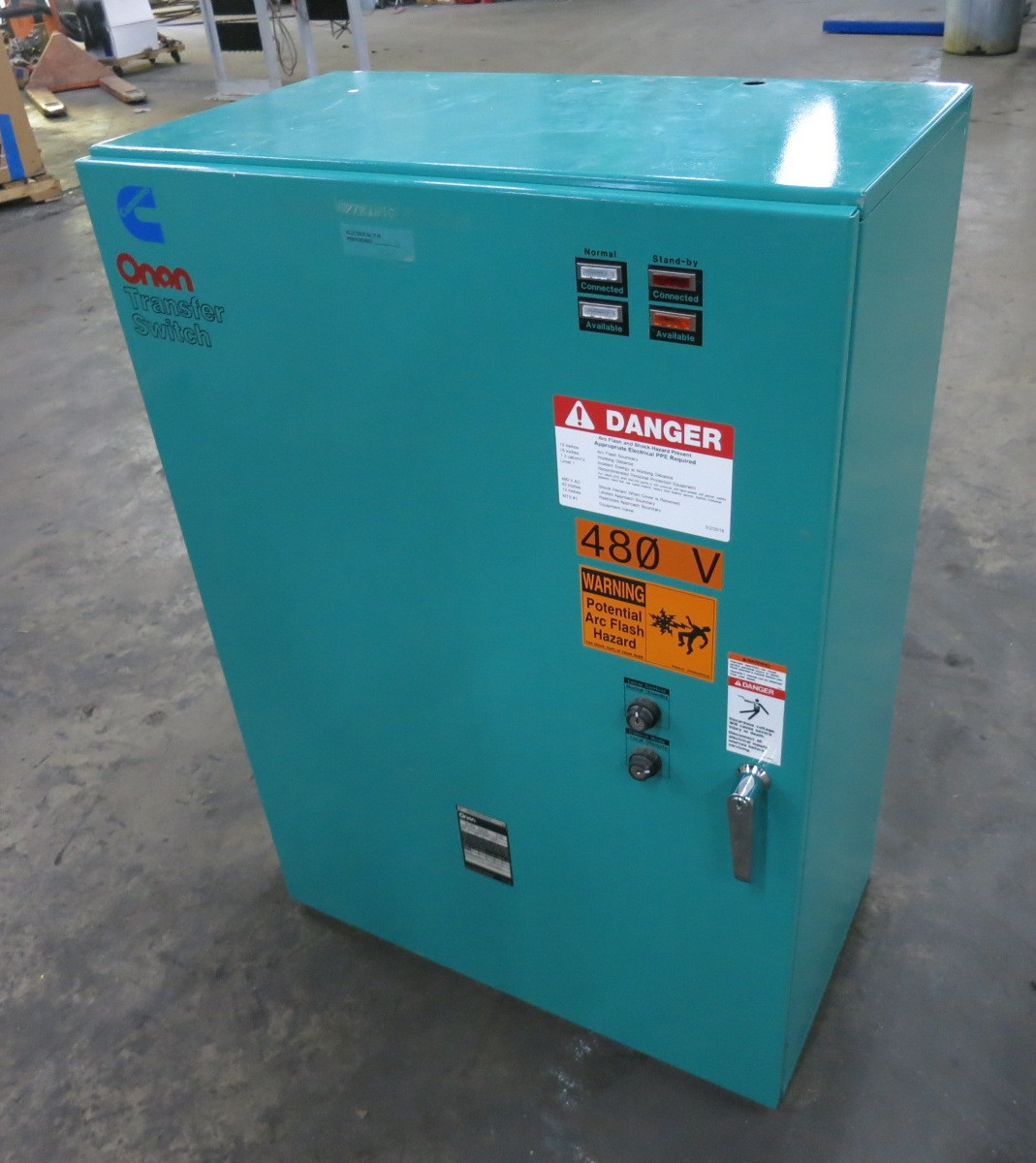 Onan OTAU-260G 260A Non-Automatic Transfer Switch 277/480V 3PH 4W 306-3481-06 (DW8741-1)
