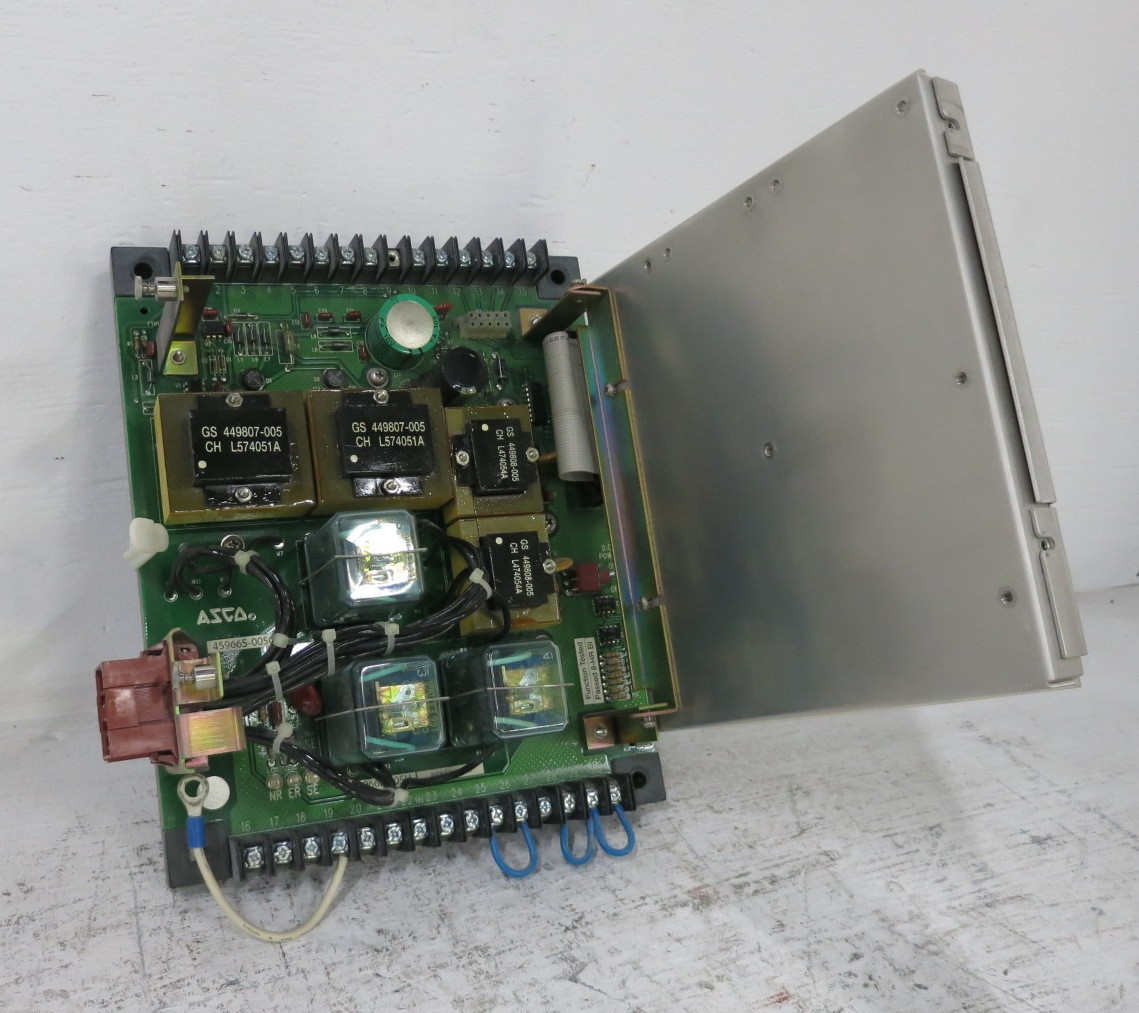 ASCO 459665-005G ATS Control Panel 459666-005H Automatic Transfer Switch Group 7 (DW8738-1)