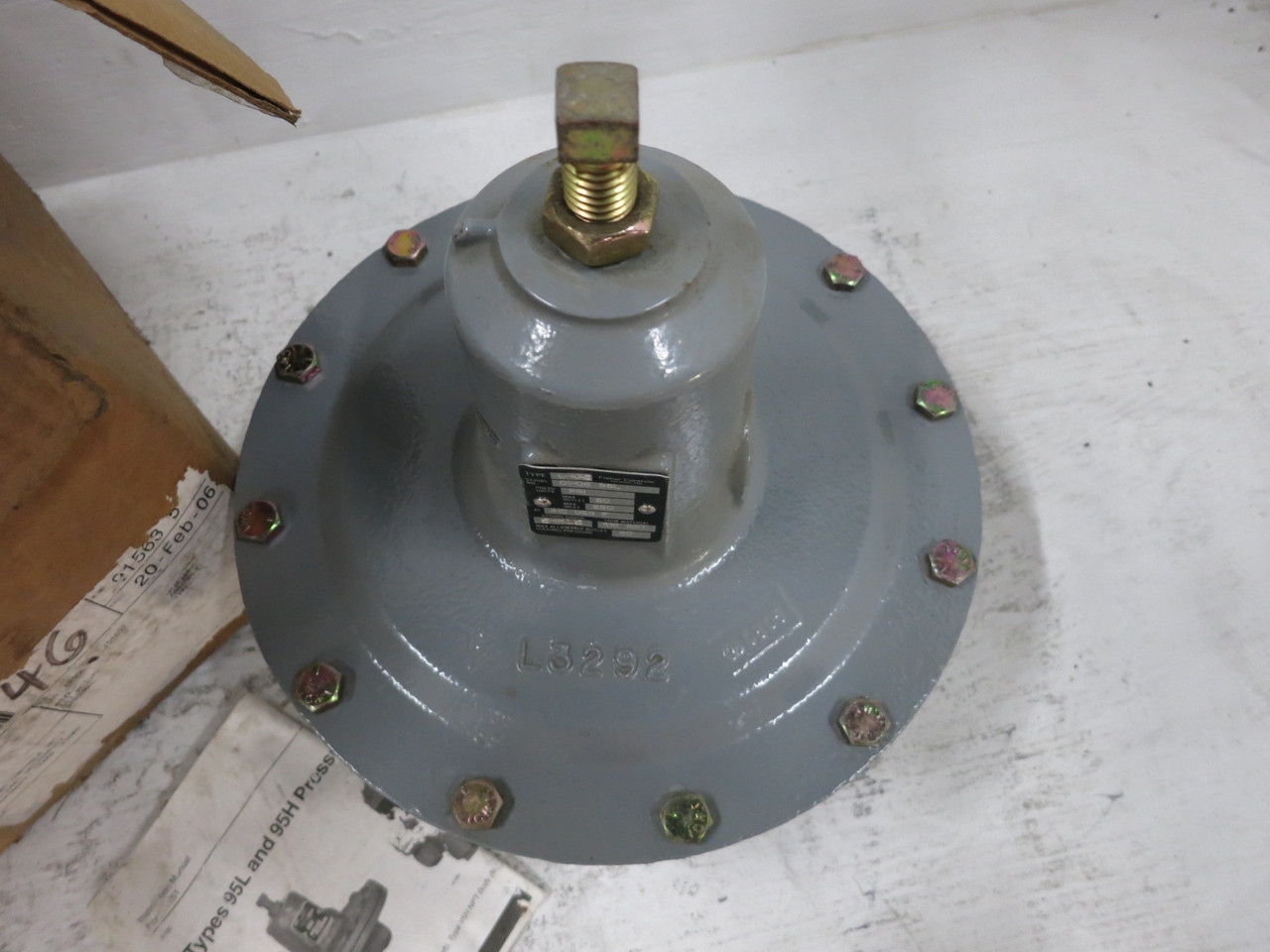 NEW Fisher Type 95L-46 Pressure Regulator 50 Outlet 250 Inlet PSI 5-15 416 SST (DW8745-1)