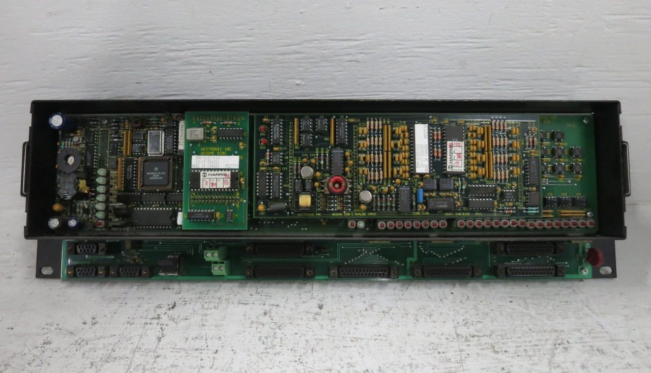 Westronic Westerm D20 CD 517-0180-01E + 504-0002-18A Wesdac Logic Panel 540-0159 (DW8753-1)