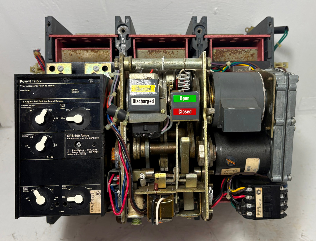 Westinghouse SPB 50 800A EO Systems Pow-R Breaker w/ 600 Amp Plug SPB50 600V LSI (EM6017-1)