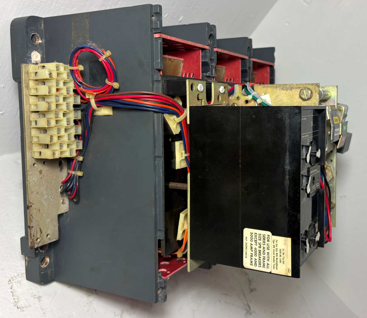 Westinghouse SPB 50 800A EO Systems Pow-R Breaker w/ 600 Amp Plug SPB50 600V LSI (EM6017-1)