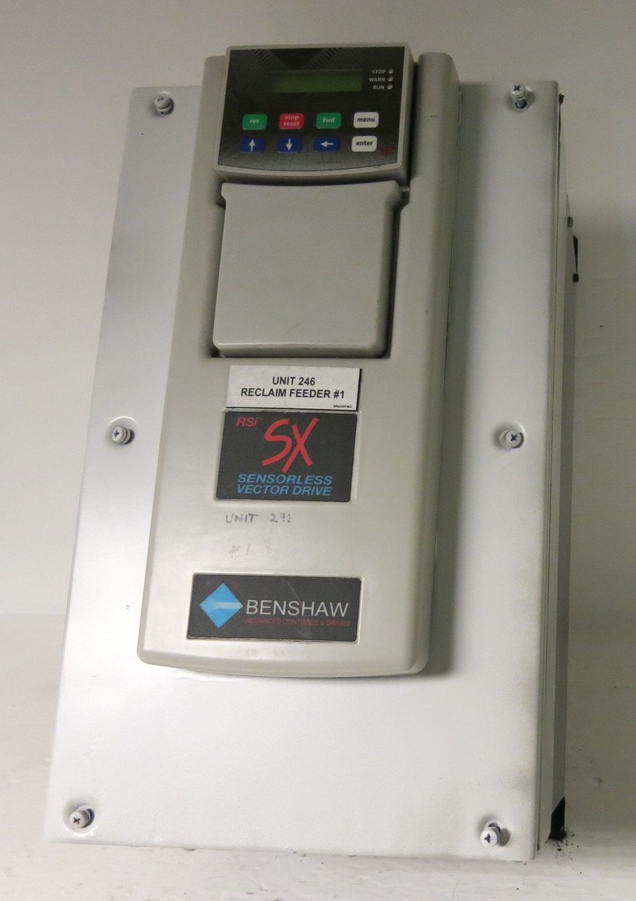 Benshaw RSi030SX41 Vector VS AC Drive 30 HP 460 V Type 1 (GA1044-2)