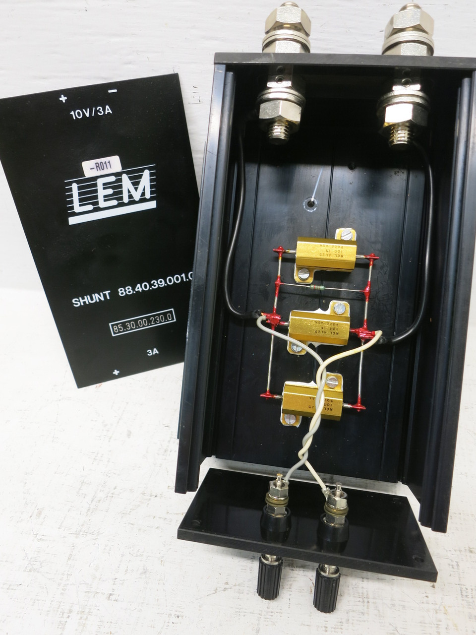 LEM 88.40.39.001.0 DC Current Shunt Module 10V / 3A Precision Measurement (DW8848-1)