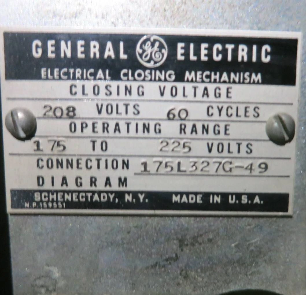 GE AK-2-100 4000A w MicroVersa Trip Draw Out EO General Electric Air Breaker 2 (GA0030-R1-1)