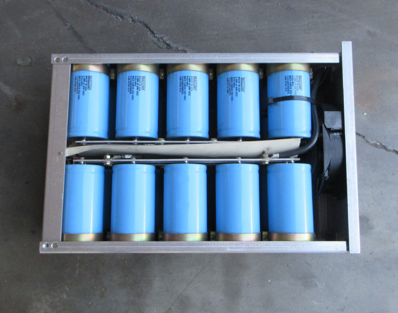 Eaton 101614091 DC Capacitor Assembly Bank w/ 20x Mallory CGS242T450X5L 2400uF (AH1841-8)