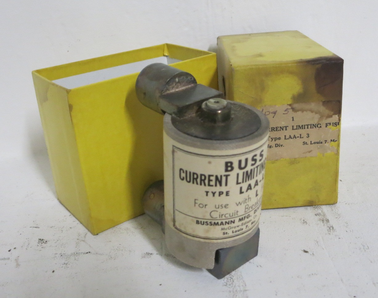 Image of NEW Bussmann LAA-L3 Current Limiting Fuse Buss LAAL3 For Frame L Circuit Breaker