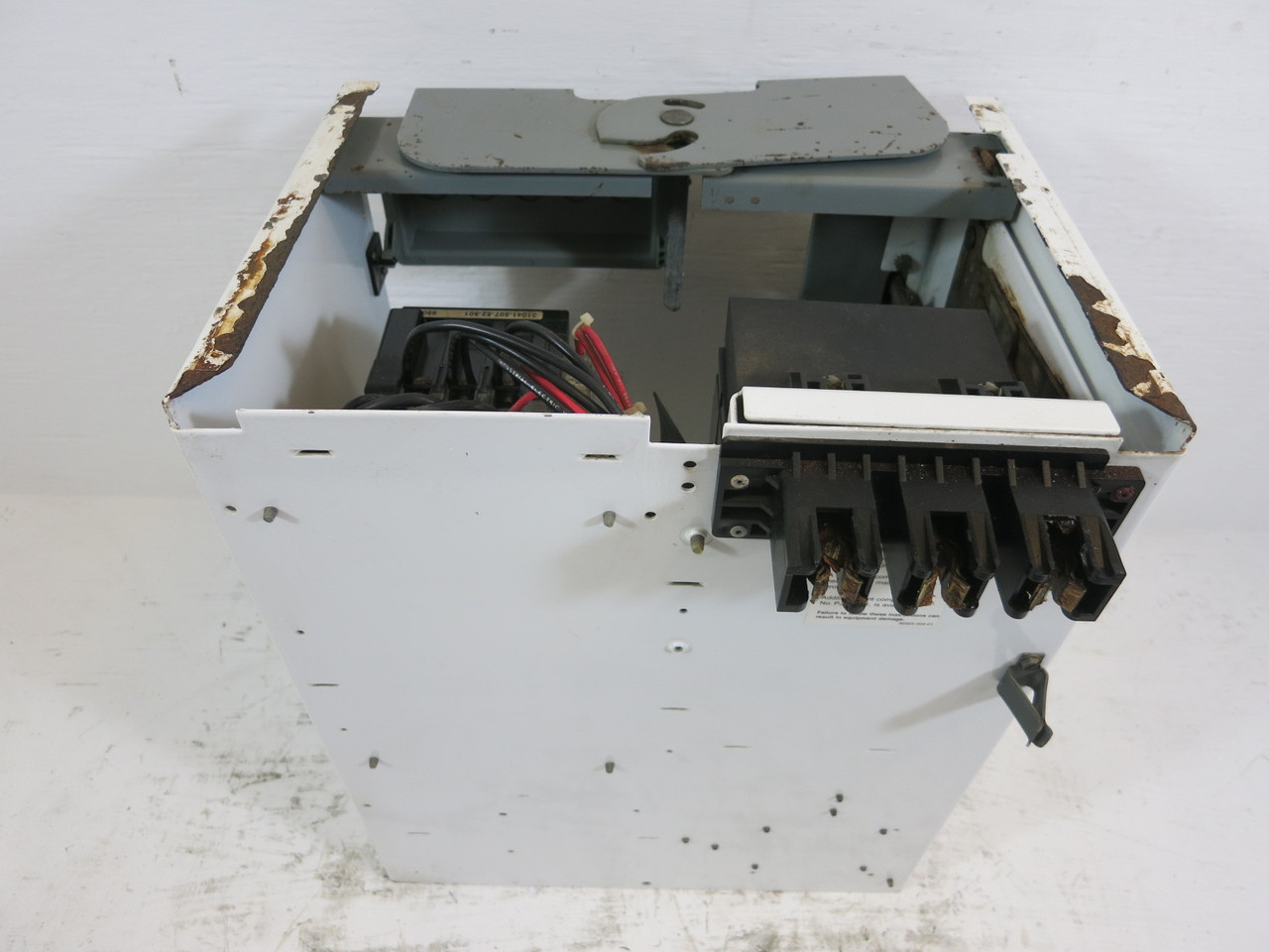 Square D Model 6 30A Breaker Size 1 Reversing Starter 18" MCC Bucket 30 Amp (BJ2007-1)