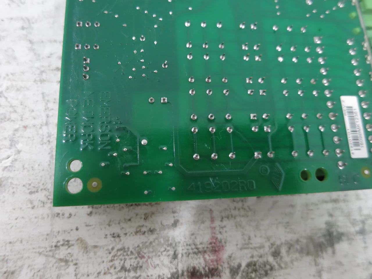 Emerson Network Power 419201G1 Rev 2 PC Board Liebert UPS Card 419202R0 PCB (DW8794-1)