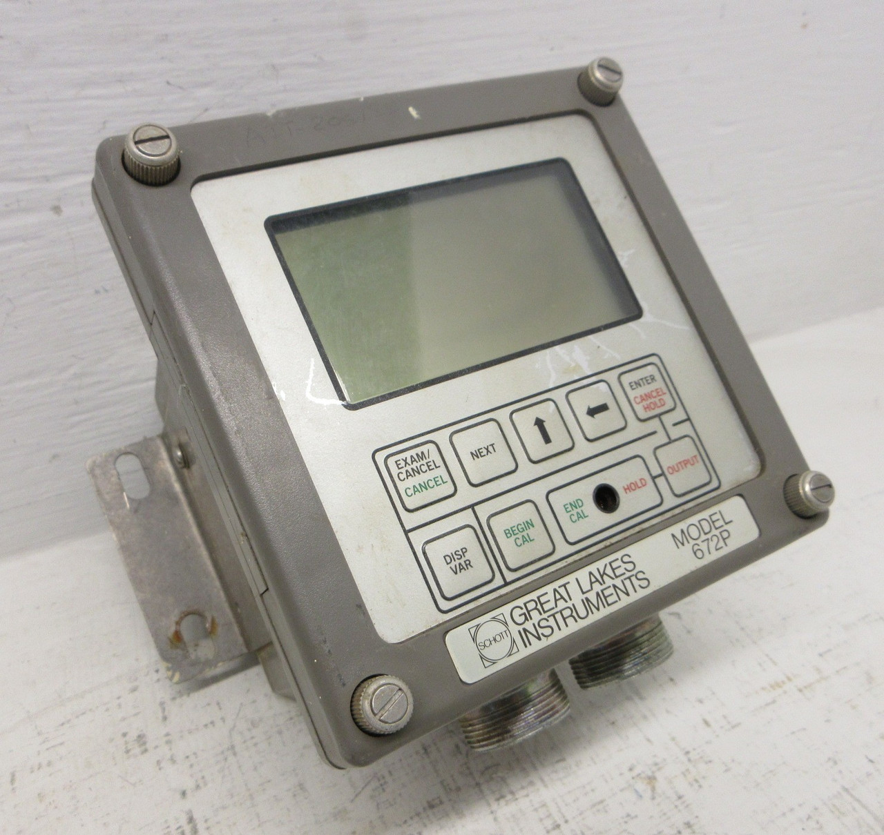 Image of Great Lakes Instruments Model 672P pH Analyzer Operator Interface Schott 672-P