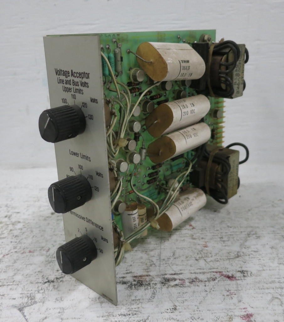 Image of Westinghouse 587C361G01 Voltage Acceptor Board Module 588C600H12 PLC Line Bus