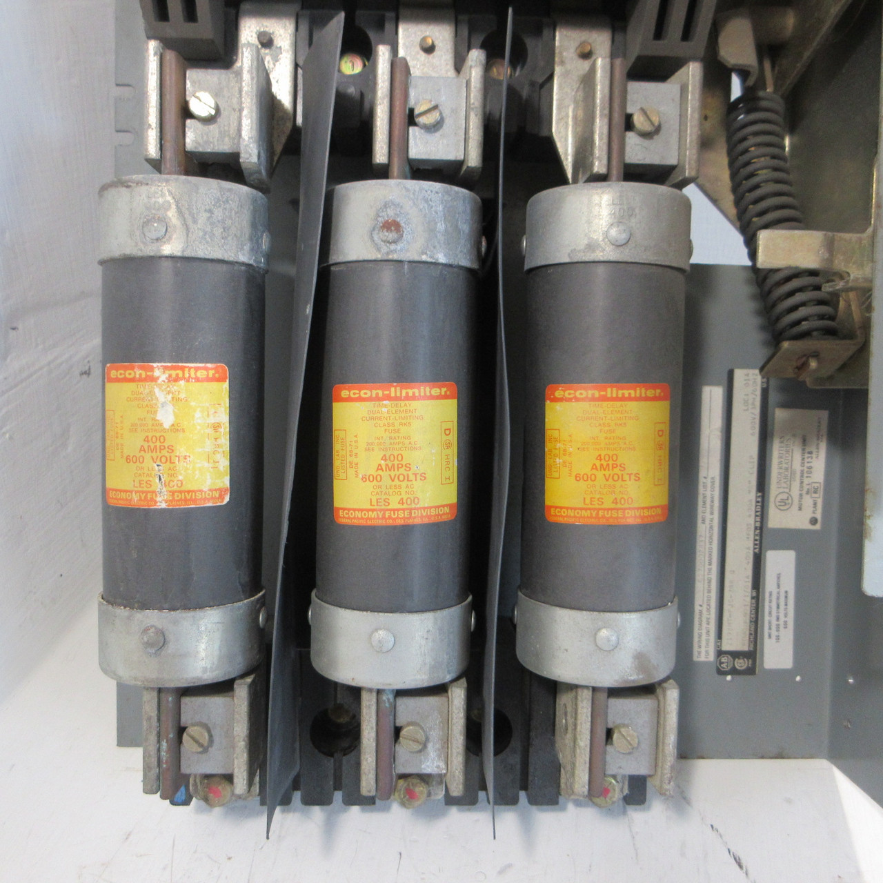 Allen Bradley 219MT-FJC-28R Q 400A 600V Disconnect Switch 400 Amp 3PH w/ Fuses (AH1777-1)