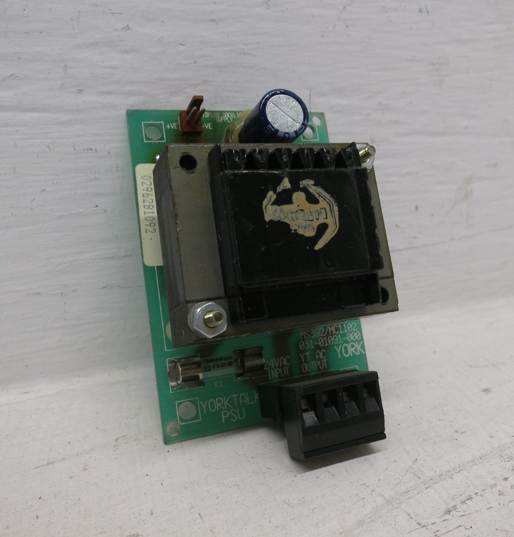 Image of York 031-01091-000 Chiller Display Backlight Supply Card Control Board