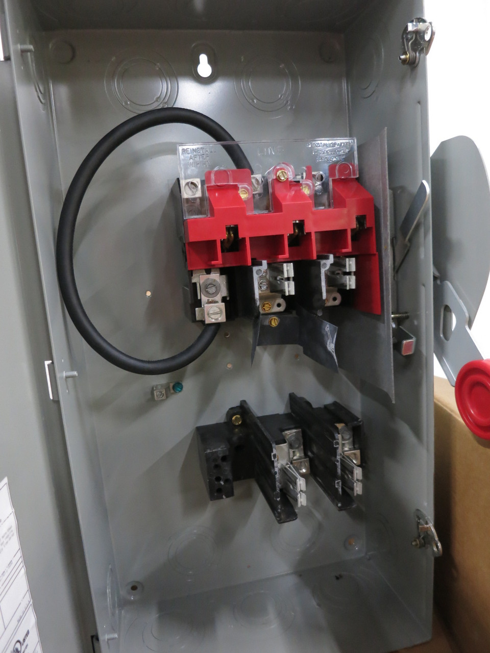 NEW Eaton DH263FGK 100A 600V Fusible Safety Switch Disconnect 100 Amp 480V 2P (DW8780-1)