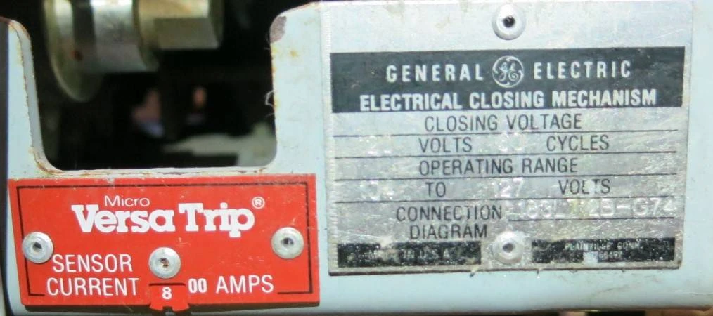 GE AKR-10D-30H 800A LSIG MicroVersa Trip EO General Electric Air Breaker 800 Amp (GA0033-R1-2)
