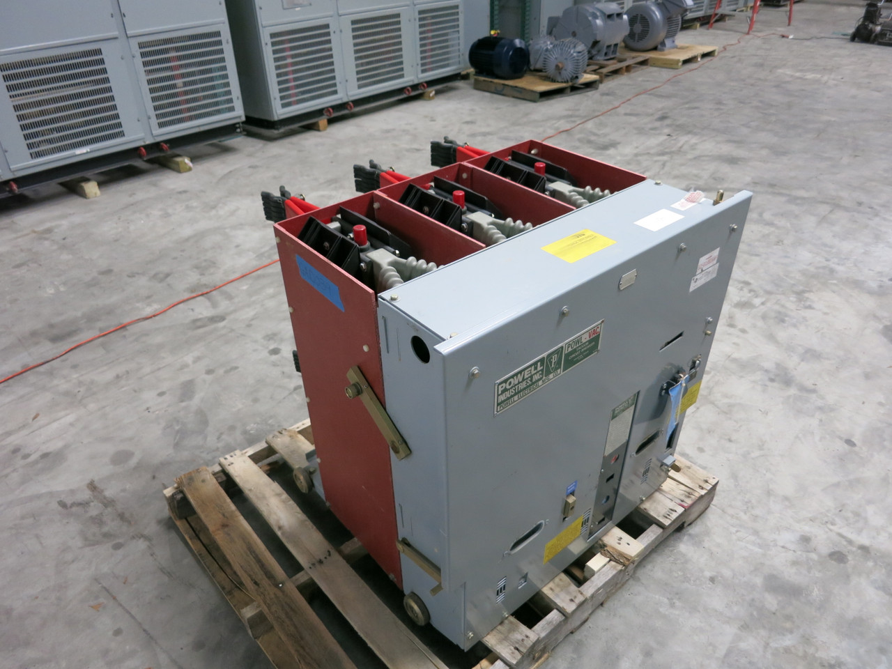 Powell Industries 3000A 15kV 15PV1000-2 125DC Powl-Vac Vacuum Breaker PowlVac GE (GA0039-R1-3)