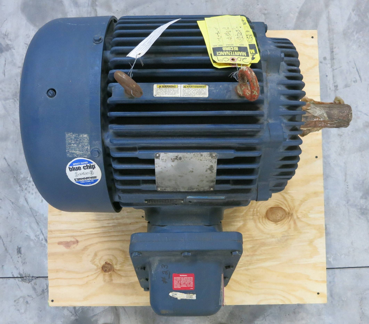 Marathon 8D 364TTGS1036AN 60HP 460V 1775RPM Explosion Motor 364T Bad Label (PM3018-R1-1)