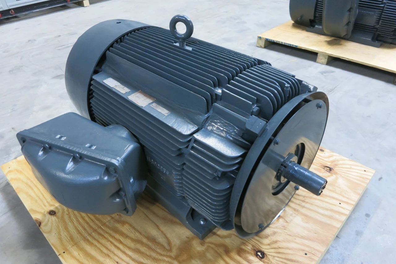 Image of REBUILT GE 200 HP Tri-Clad AC Motor 2300V 1785 RPM Frame 449TS TriClad 2300 VAC