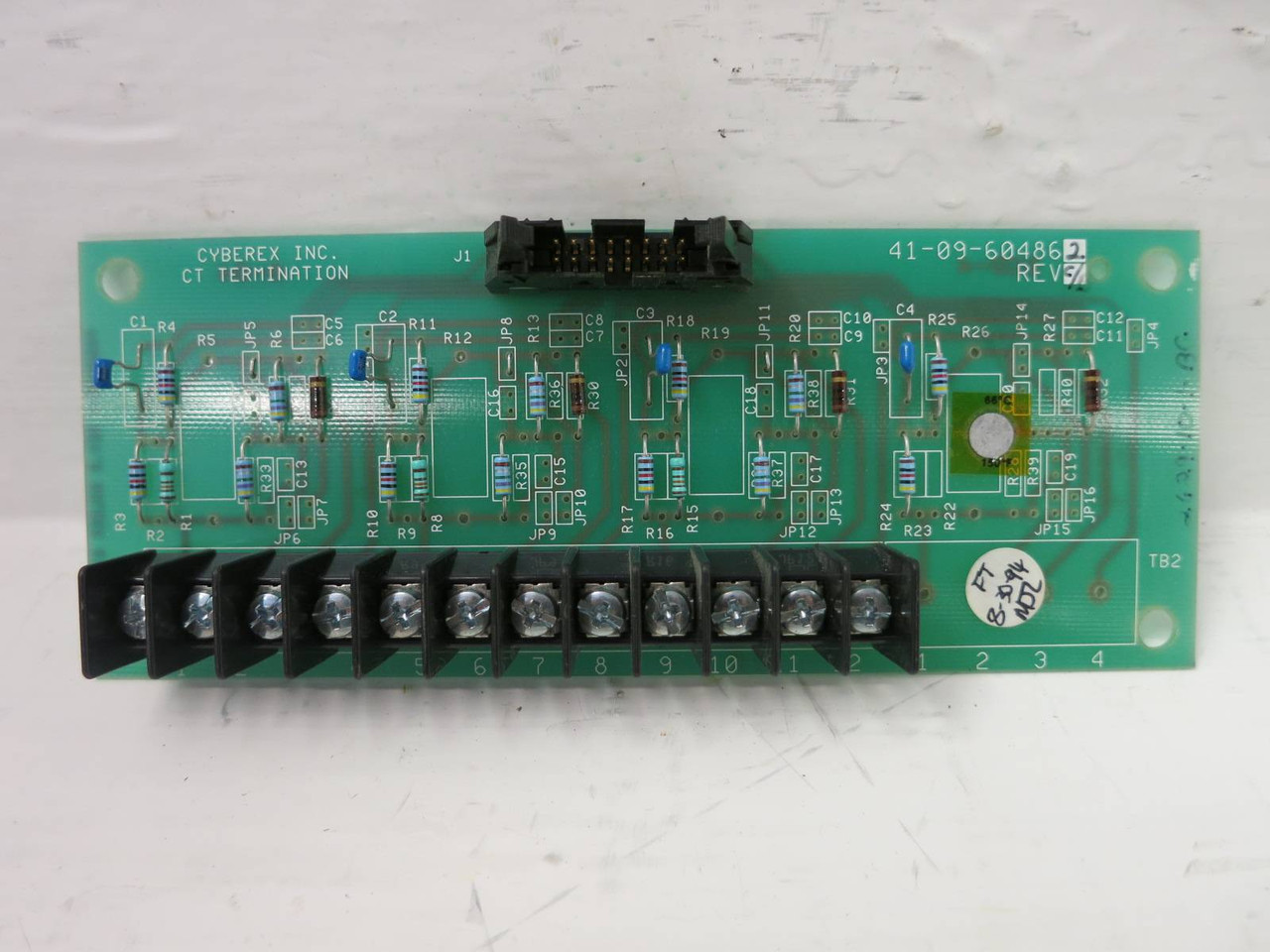 Cyberex 41-09-604862 Rev C/B CT Termination Board PLC Card Module (TK5431-R1-13)