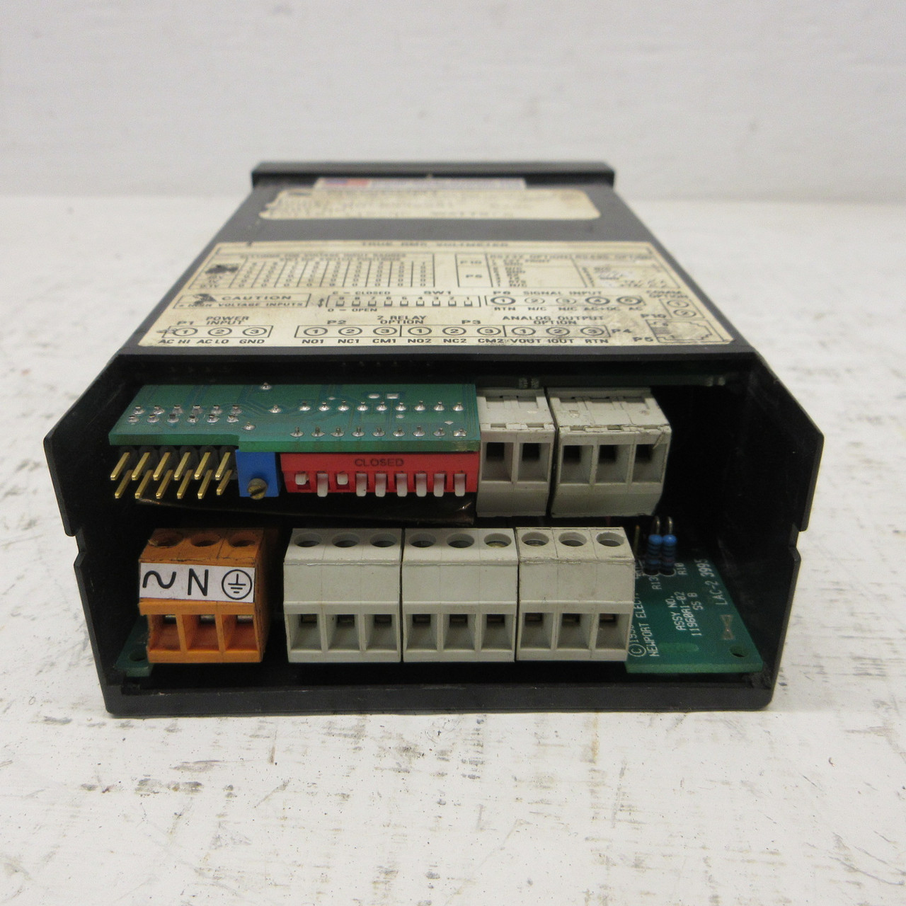 Newport INFCAC-0010-V5 Panel Meter 115VAC 6W Infinity Digital Display 1/8 DIN (AH1860-1)