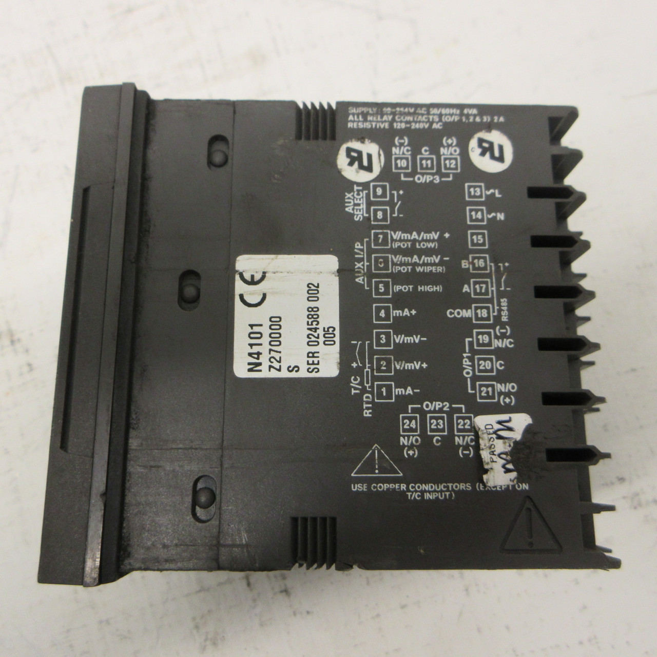 West N4101 4100 Temperature Controller Process Control 120/240V 4 Digit Display (AH1856-2)