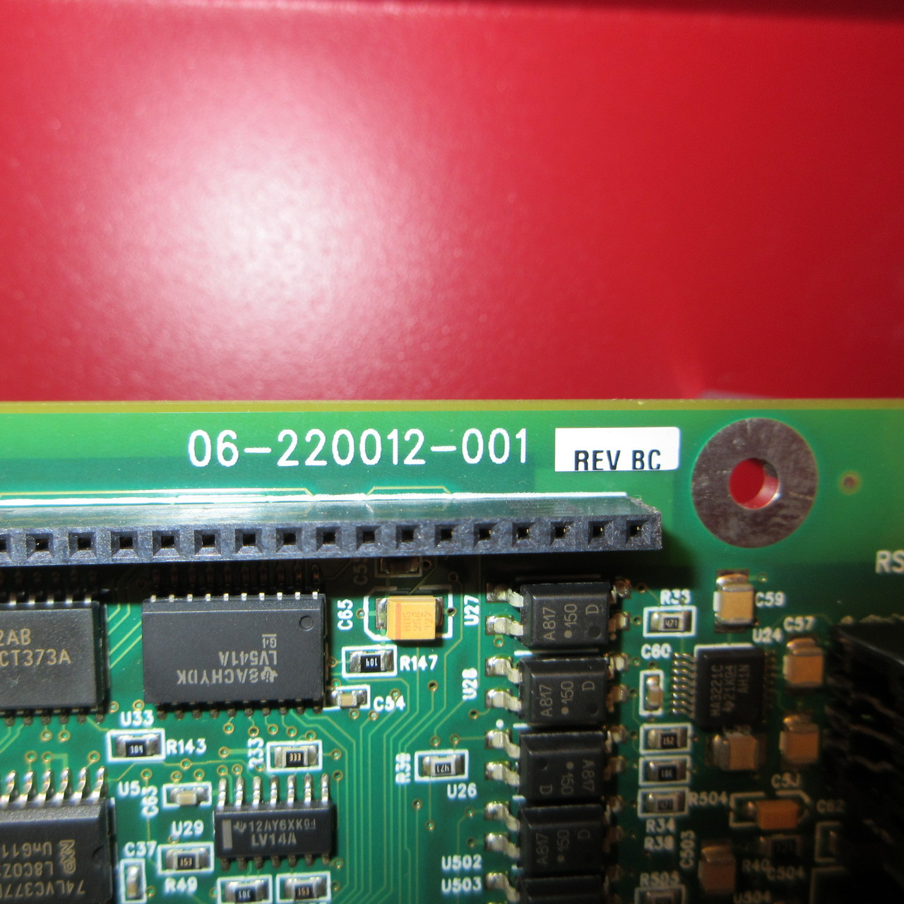 Fenwal Fenwalnet 6000 Red Fire Alarm Control Unit 74-600000-510 120VAC (NO KEY) (AH1864-1)