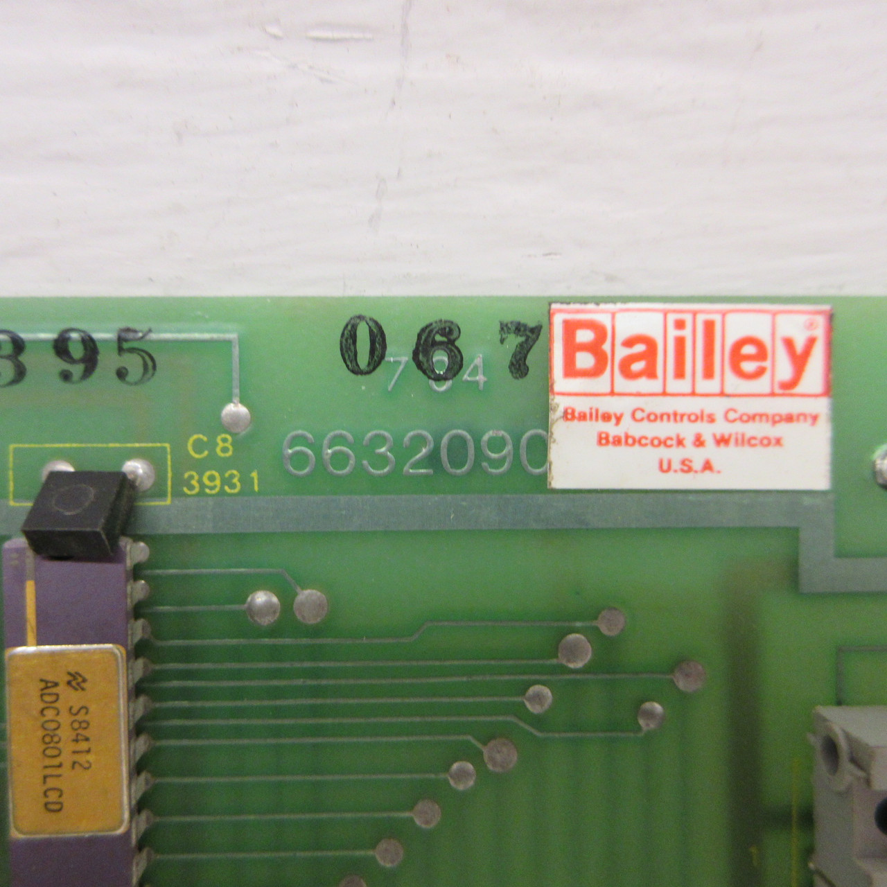 Bailey 6632092J1 Option Control Board 6632090 PCB PC Board Circuit Board Card (AH1866-1)