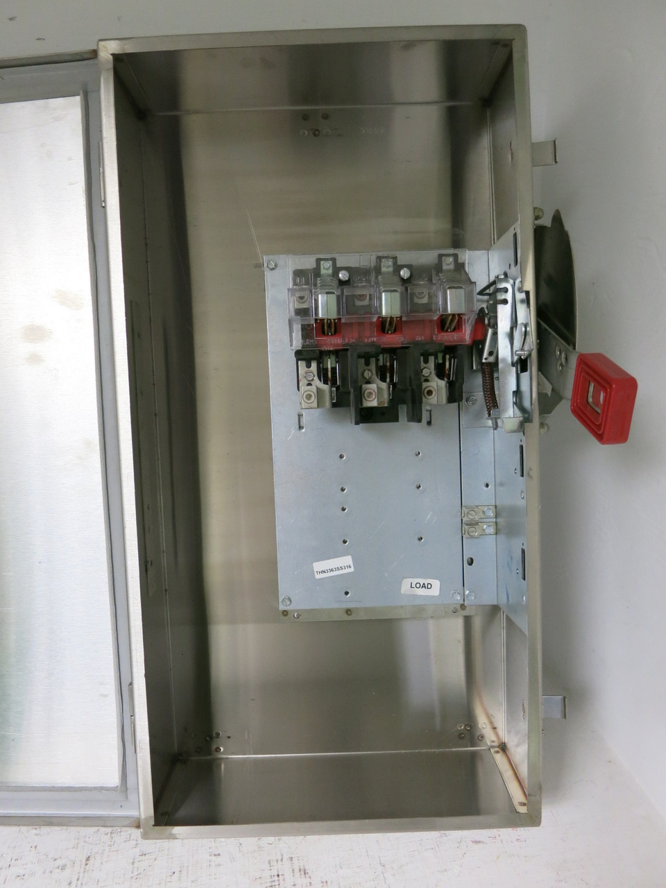 NEW ABB THN3363SS316 100A 600V Non-Fused Safety Switch Disconnect 100 Amp 4, 4X (DW8881-2)
