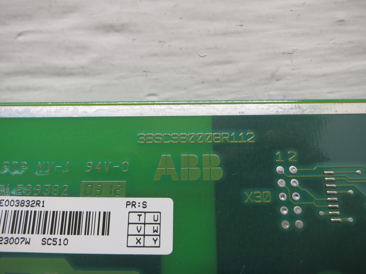 ABB 3BSE003832R1 Advant 450 Submodule Carrier SC510 PR:S 3BSC980008R112 DCS Card (DW8900-1)