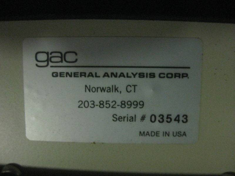 GAC SAM IV Continuous Multi Refrigerant Monitor HCFC-123PPM 03543 HCFC123PPM (EBI1659-1)