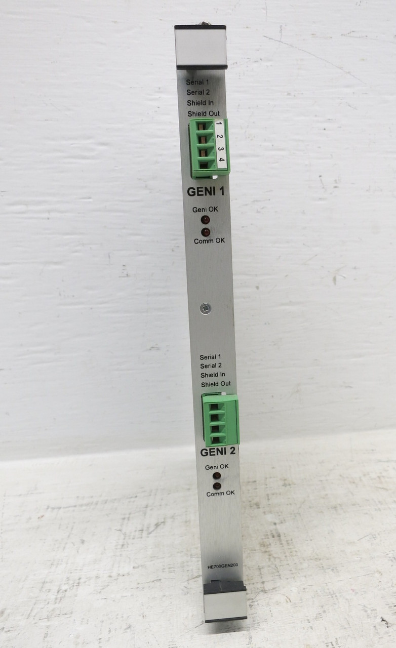 Horner HE700GEN200C GE Fanuc Dual Geni VME Interface Module Genius I/O PLC Card (DW8907-1)