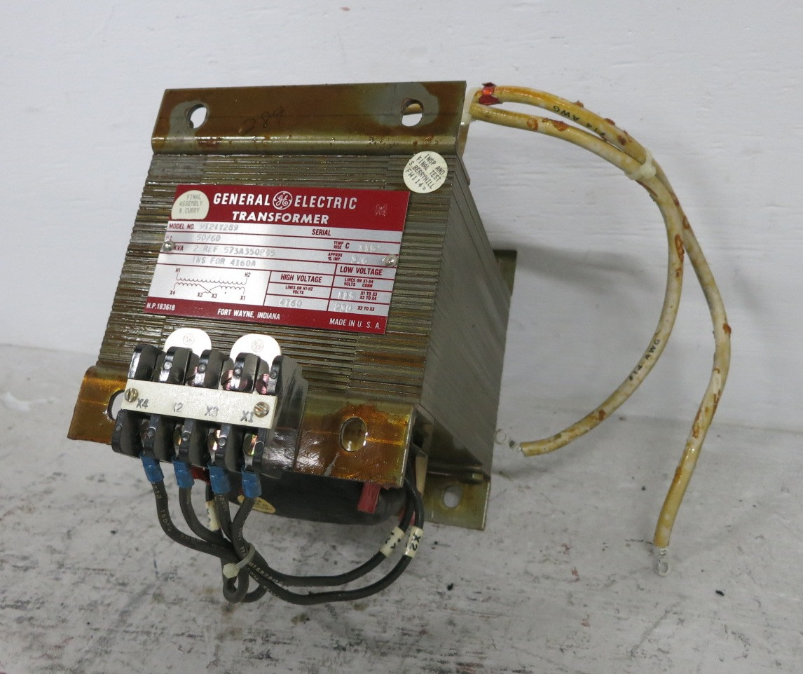 Image of GE 9T24Y289 2 kVA 4160 to 115/230 Control Power Transformer LimitAmp CPT 4160V