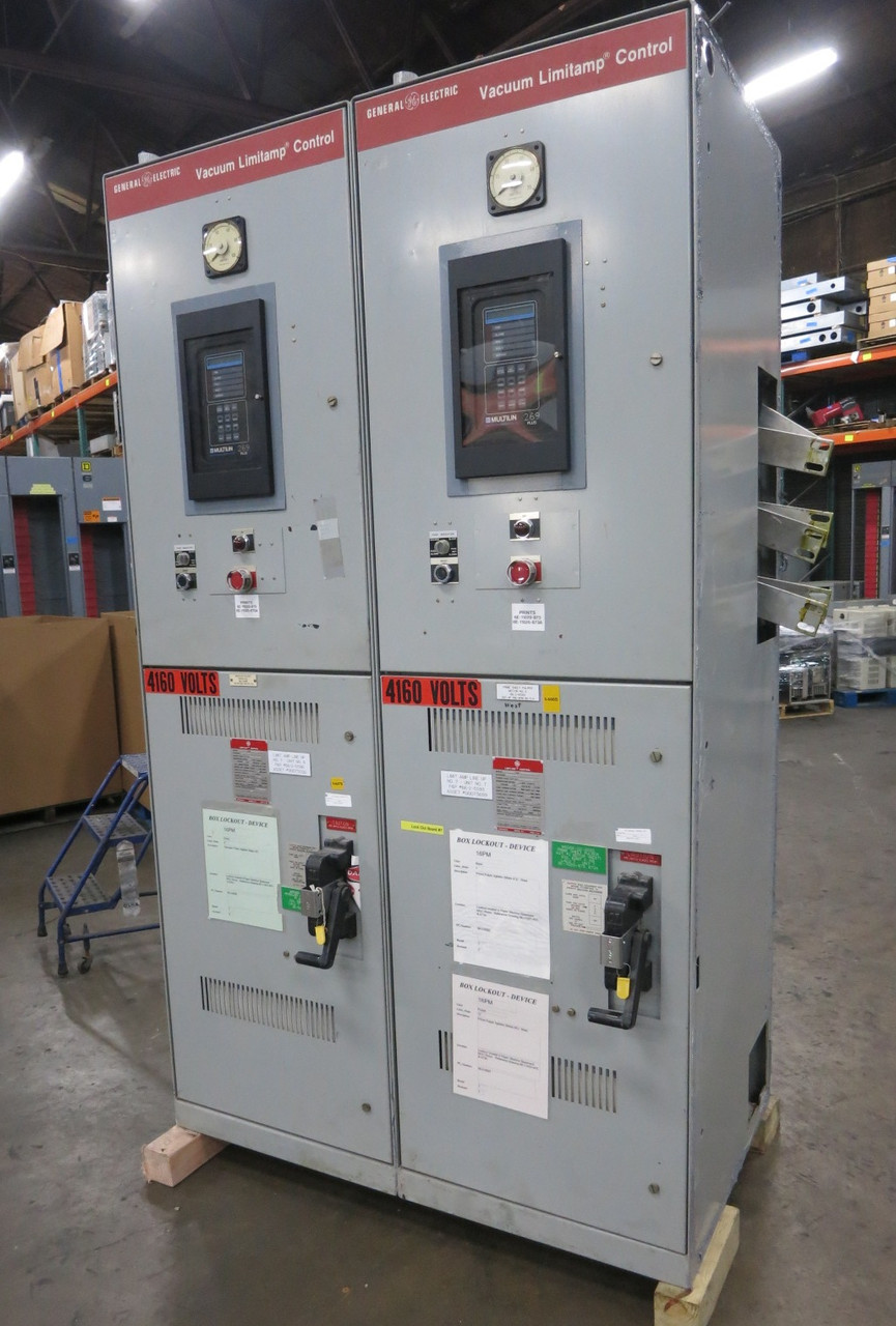 Image of GE Limitamp CR194A118A2 Motor Control Vacuum Contactor 400A 4160V 5kV 2x CR193