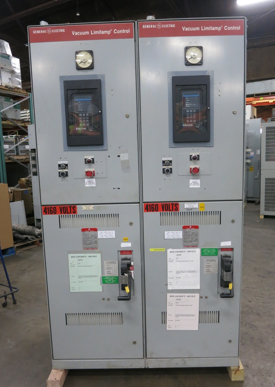 GE Limitamp CR194A118A2 Motor Control Vacuum Contactor 400A 4160V 5kV 2x CR193 (DW8923-1)