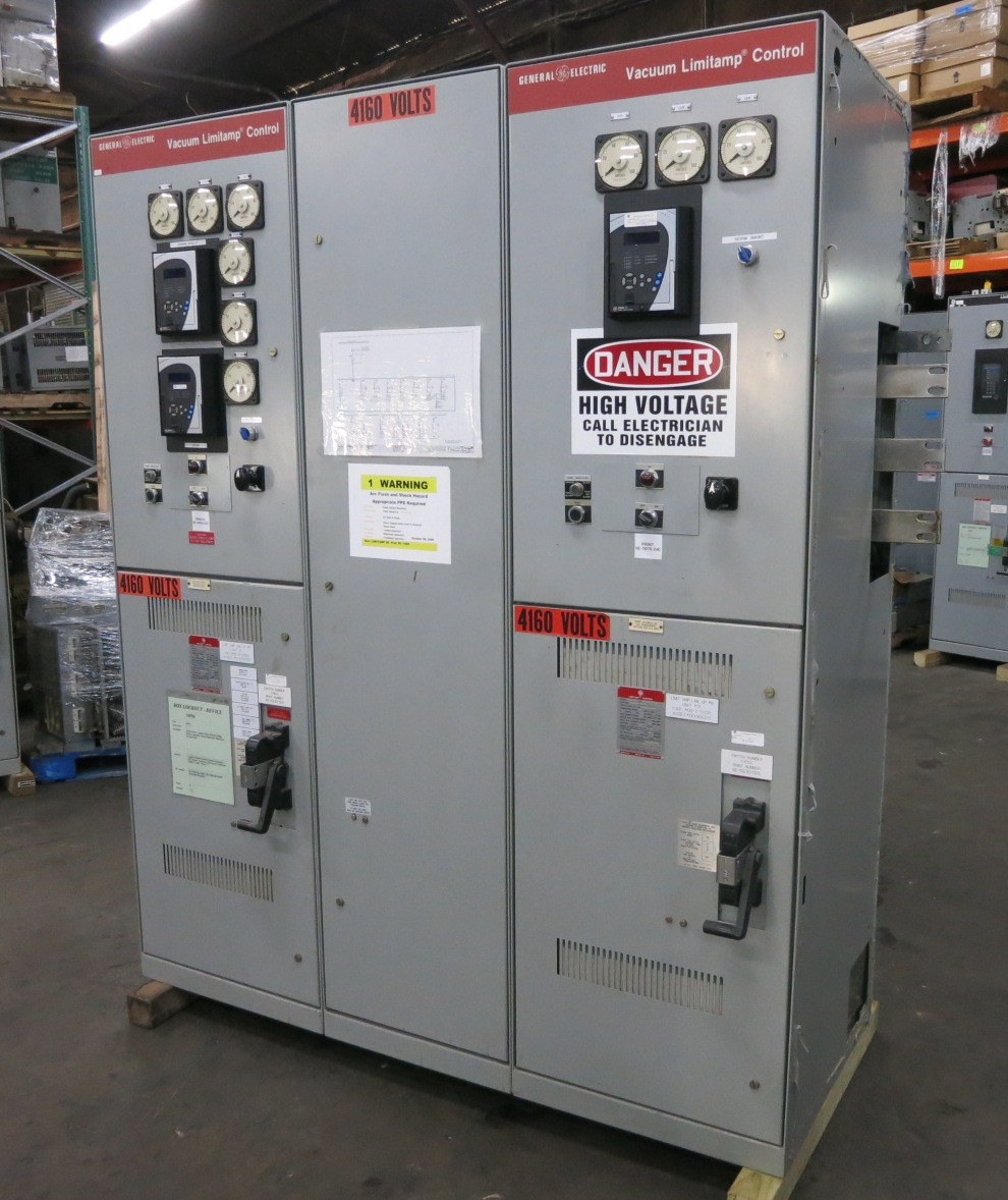 Image of GE Limitamp CR194A148A2 4160V Motor Control Vacuum Contactor 400A 5kV 2x CR193
