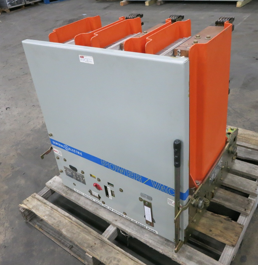 Image of GE Power/Vac 2000A VB1 4.16-350-2 4.76 kV Vacuum Breaker PowerVac 2000 Amp ML-18