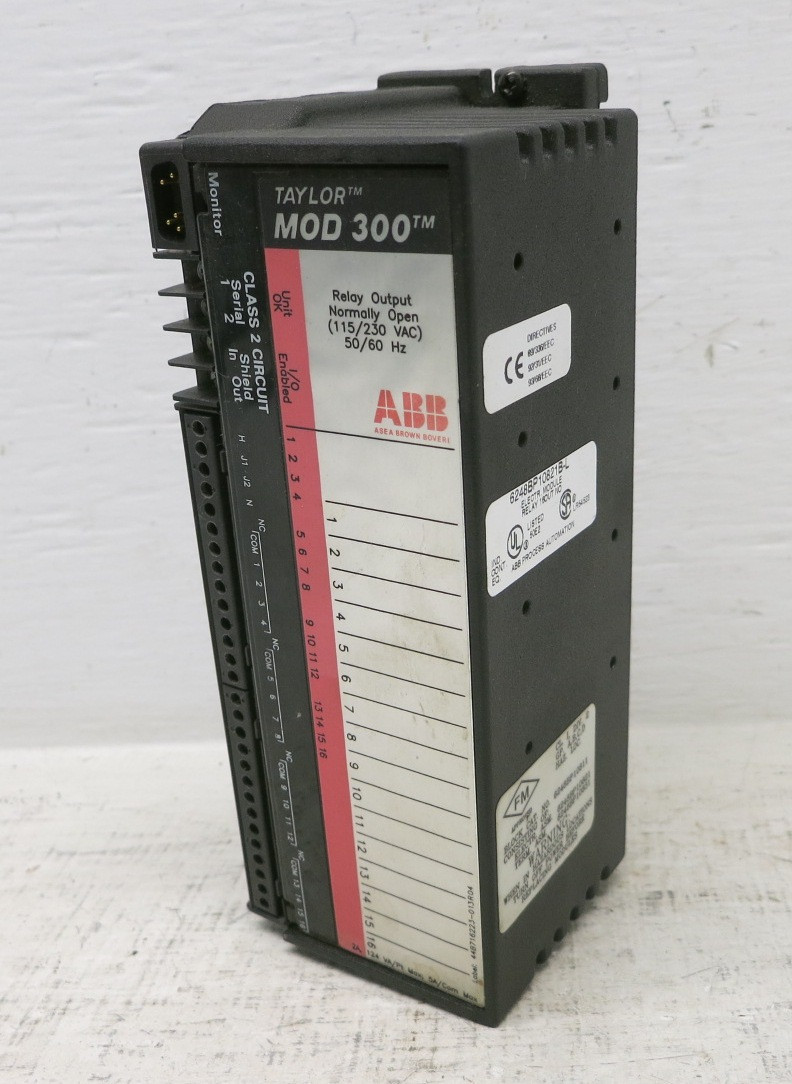 Image of Taylor ABB MOD 300 6248BP10821B-L Relay Output PLC Module 6248BP10811