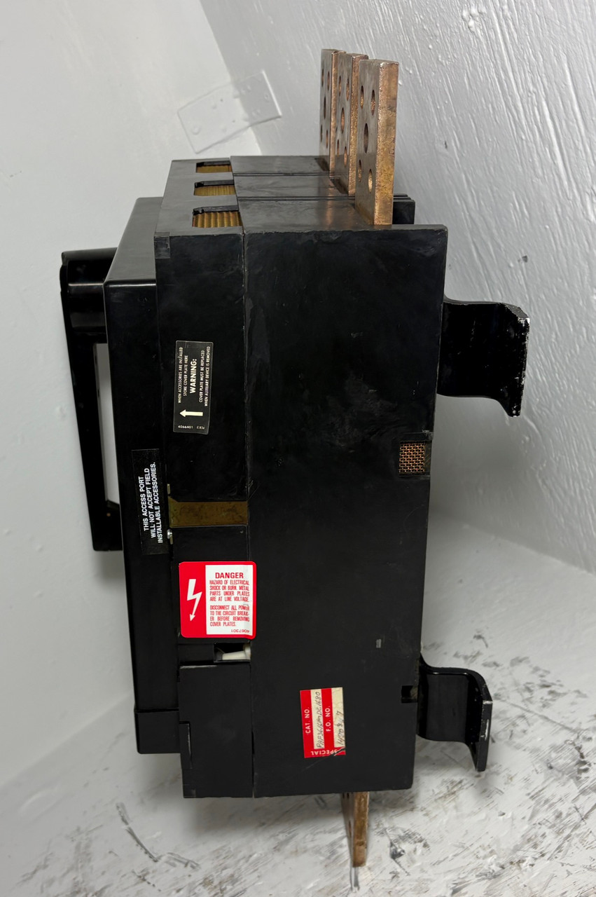 Square D PAF361600DC1680 1600A DC Circuit Breaker 500 VDC 3P Type PAL 1600 Amp (EM6051-1)