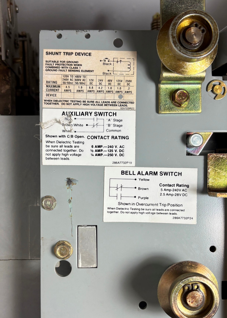 GE TC1616SSE1C 1600A Power Break EO Drawout Circuit Breaker LSI 1000 Amp TC1616 (EM6053-1)