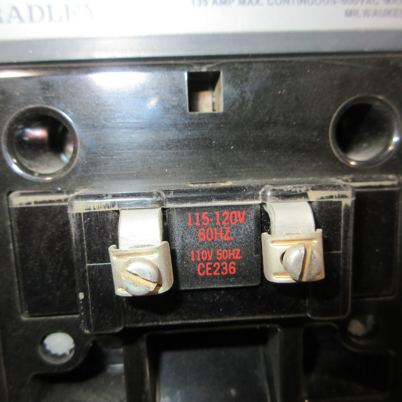 Allen Bradley 509-EOD NEMA Size 4 Starter Ser A 120V Coil CE236 100HP 509-E0D (AH1884-2)