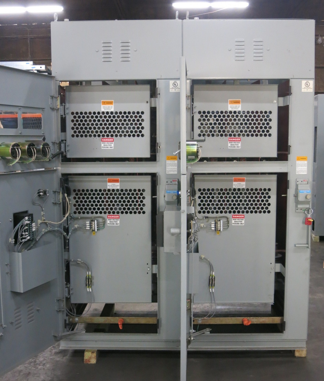 GE ABB 15 kV 600A 2x Fusible Load Break Interrupter Switch PIF 13.8 ...